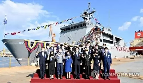 S.Korea launches advanced submarine rescue ship